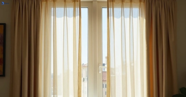 Dull dusty drapes in llandilo-nsw before professional cleaning